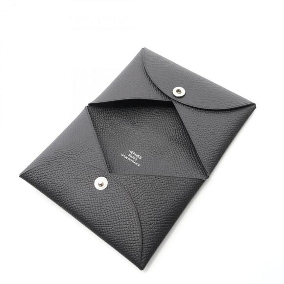 HERMES Black Leather Wallet - Picture 7 of 7